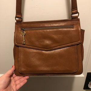 Fossil Messenger-Style Purse | Genuine Leather